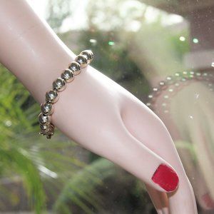 Sterling Silver Ball Bead Bracelet.